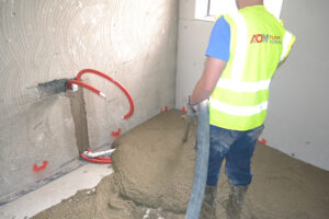 ADM Floor Screed Over Pipes