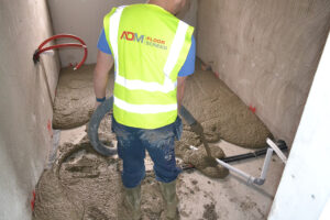 ADM Floor Screed Over Pipes